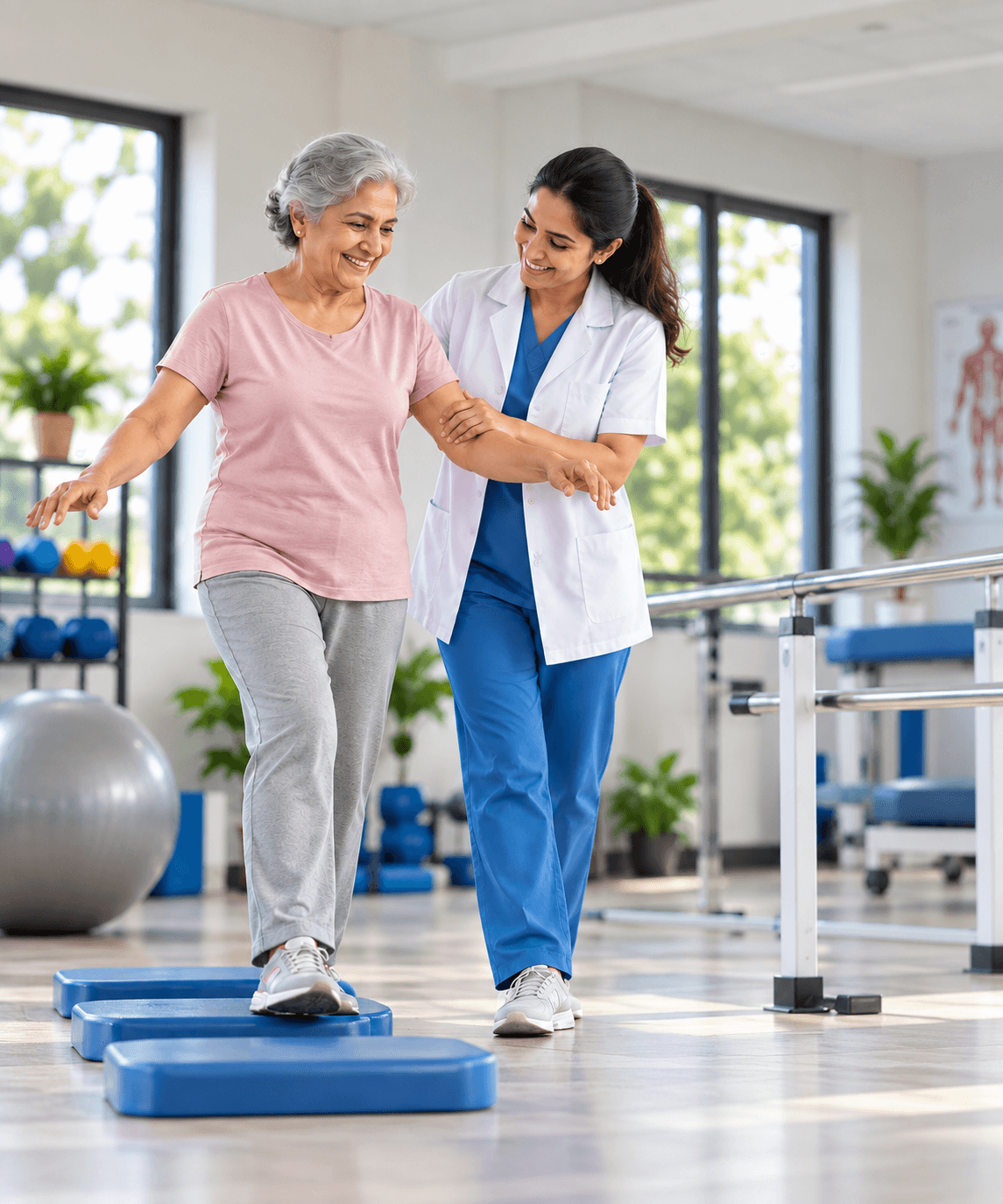 Geriatric balance and fall prevention physiotherapy