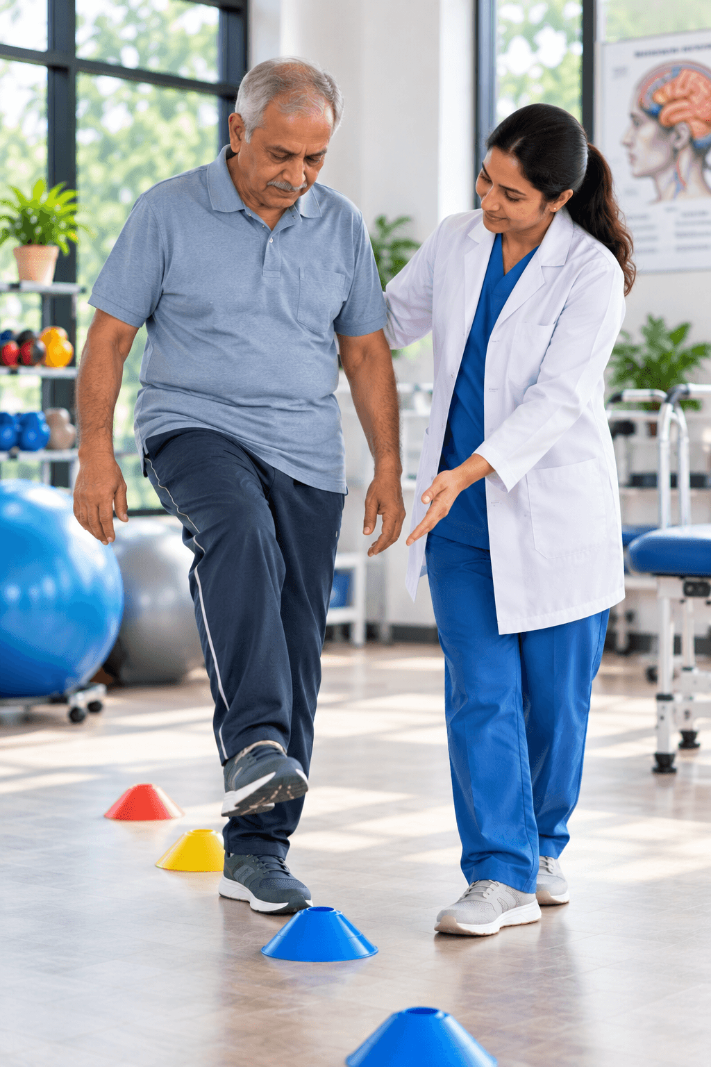 Geriatric balance and fall prevention physiotherapy